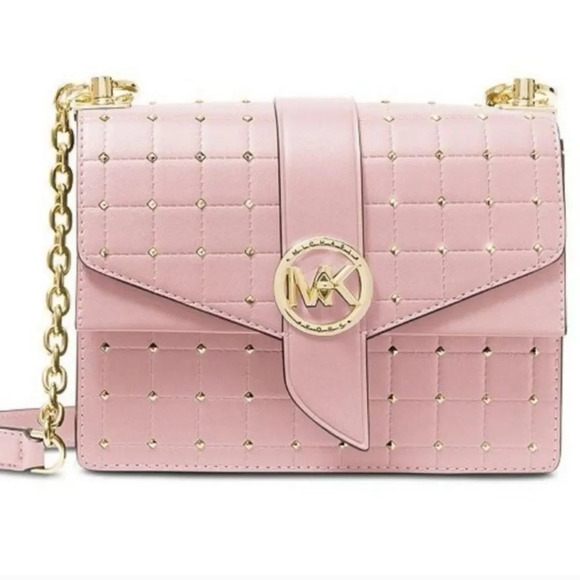 Michael Kors Women Smokey Rose Greenwich Crossbody Bag - Picture 1 of 12